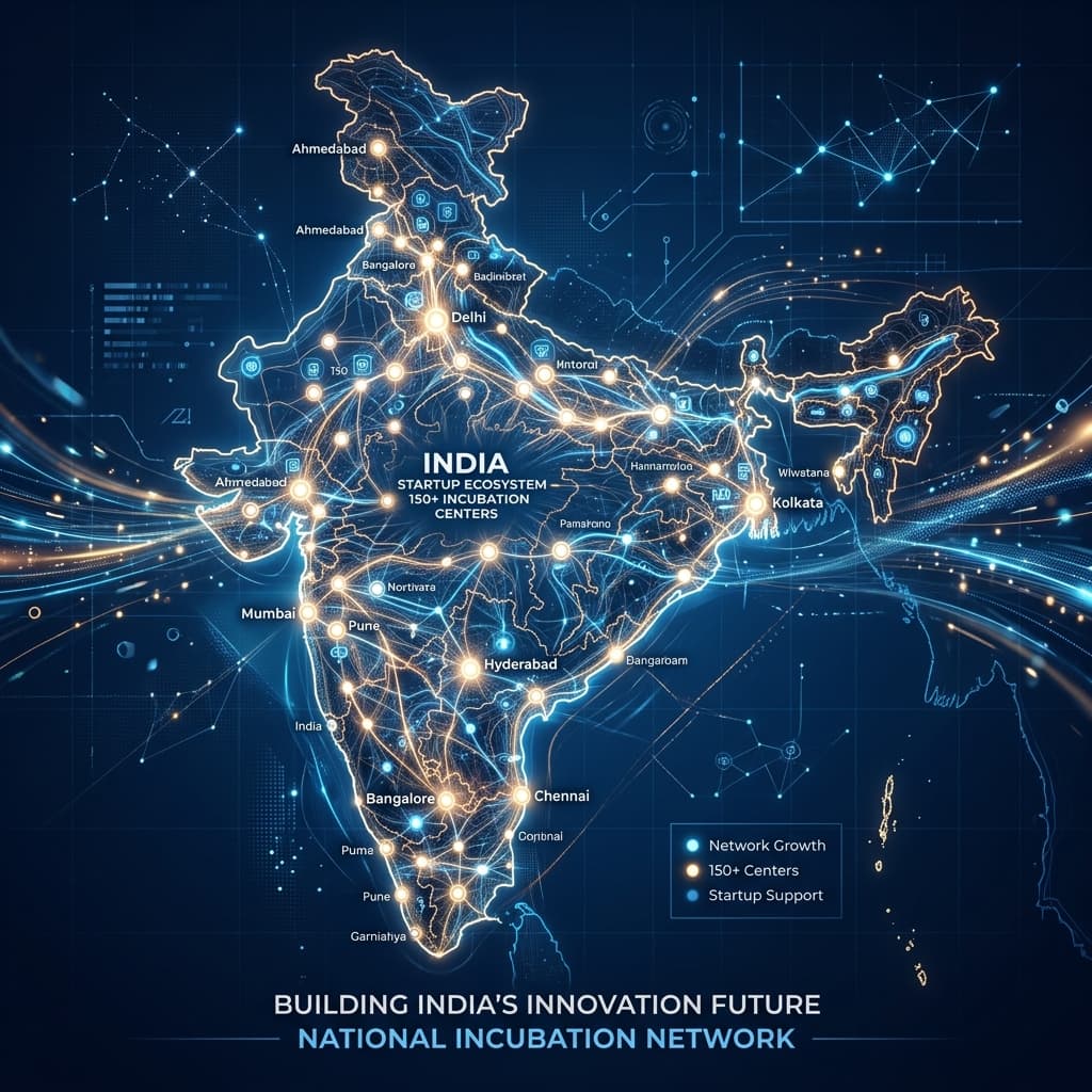 National network of 150+ incubation centers